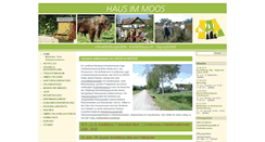 Desktop Screenshot of haus-im-moos.de